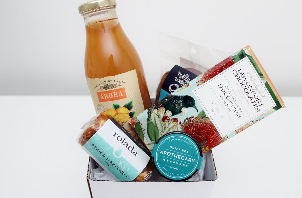 Winter Pick Me Up Hamper with Sweet Treats Get Well The Gift Loft